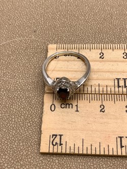 *КОЛЬЦО р.17 Гранат арт. R00260-480, (вес 2,56 г) - фото 336337