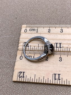 *КОЛЬЦО р.17 Гранат арт. R00260-480, (вес 2,56 г) - фото 336338