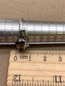 *КОЛЬЦО р.17 Гранат арт. R00236-910, (вес 2,93 г) - фото 336340