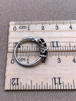 *КОЛЬЦО р.17 Гранат арт. R00236-910, (вес 2,93 г) - фото 336348