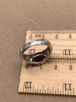*КОЛЬЦО р.18 Гранат арт. R00210-736, (вес 4,06 г) - фото 336357 *КОЛЬЦО р.18 Гранат арт. R00210-736, (вес 4,06 г) - фото 336357