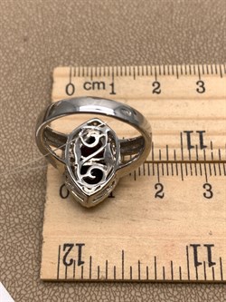 *КОЛЬЦО р.18 Гранат арт. R00215-321, (вес 6,1 г) - фото 336377