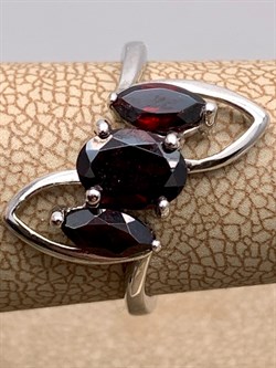 *КОЛЬЦО р.16,5 Гранат арт. R00200-016, (вес 2,39 г) - фото 336383