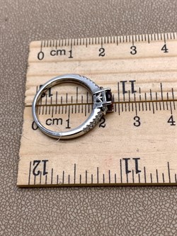 *Кольцо р.17,5 Гранат арт. R00507-387 Вес 2,61 г - фото 336401 *Кольцо р.17,5 Гранат арт. R00507-387 Вес 2,61 г - фото 336401