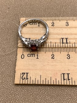 *КОЛЬЦО р.17,5 Гранат арт. R00508-943, (вес 3,27 г) - фото 336420 *КОЛЬЦО р.17,5 Гранат арт. R00508-943, (вес 3,27 г) - фото 336420