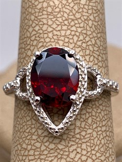 *КОЛЬЦО р.17,5 Гранат арт. R00504-578, (вес 3,52 г) - фото 336427 *КОЛЬЦО р.17,5 Гранат арт. R00504-578, (вес 3,52 г) - фото 336427