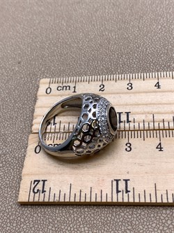 *КОЛЬЦО р.17,5 Гранат арт. R00579-547, (вес 6,09 г) - фото 336441