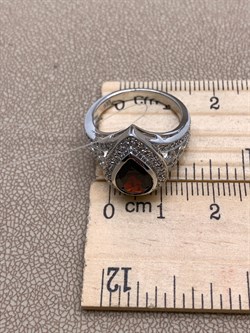 *КОЛЬЦО р.17,5 Гранат арт. R00319-905, (вес 4,77 г) - фото 336450 *КОЛЬЦО р.17,5 Гранат арт. R00319-905, (вес 4,77 г) - фото 336450