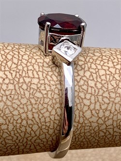 *КОЛЬЦО р.17,5 Гранат арт. R00362-176, (вес 2,81 г) - фото 336456