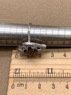 *Кольцо р.18 Гранат арт. R00372-295, (вес 4,49 г) - фото 336463