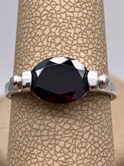 *Кольцо р.18 Гранат арт. R00349-296, (вес 3,93 г) - фото 336497