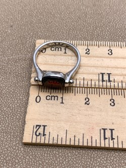 *Кольцо р.18 Гранат арт. R00349-296, (вес 3,93 г) - фото 336500