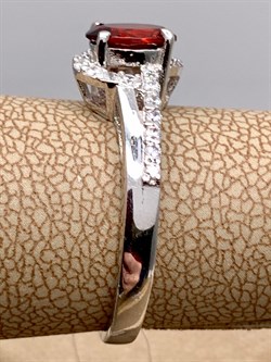 *КОЛЬЦО р.17,5 Гранат арт. R00390-411, (вес 2,93 г) - фото 336528 *КОЛЬЦО р.17,5 Гранат арт. R00390-411, (вес 2,93 г) - фото 336528