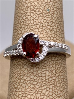 *КОЛЬЦО р.17,5 Гранат арт. R00390-411, (вес 2,93 г) - фото 336529 *КОЛЬЦО р.17,5 Гранат арт. R00390-411, (вес 2,93 г) - фото 336529