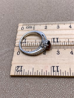 *КОЛЬЦО р.17,5 Гранат арт. R00390-411, (вес 2,93 г) - фото 336533 *КОЛЬЦО р.17,5 Гранат арт. R00390-411, (вес 2,93 г) - фото 336533