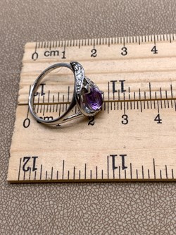 *Кольцо р.17,5 Аметист арт. R00098-251 Вес 2,66 г - фото 336553 *Кольцо р.17,5 Аметист арт. R00098-251 Вес 2,66 г - фото 336553