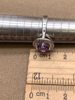 *КОЛЬЦО р.17 Аметист арт. R00002-633, (вес 4,18 г) - фото 336555 *КОЛЬЦО р.17 Аметист арт. R00002-633, (вес 4,18 г) - фото 336555