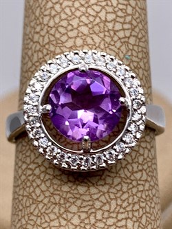 *КОЛЬЦО р.17 Аметист арт. R00002-633, (вес 4,18 г) - фото 336559 *КОЛЬЦО р.17 Аметист арт. R00002-633, (вес 4,18 г) - фото 336559