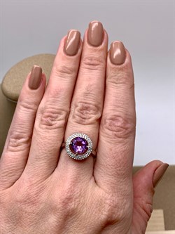*КОЛЬЦО р.17 Аметист арт. R00002-633, (вес 4,18 г) - фото 336560 *КОЛЬЦО р.17 Аметист арт. R00002-633, (вес 4,18 г) - фото 336560