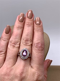 *КОЛЬЦО р.17 Аметист арт. R00017-602, (вес 3,13 г) - фото 336581 *КОЛЬЦО р.17 Аметист арт. R00017-602, (вес 3,13 г) - фото 336581
