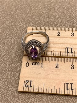 *КОЛЬЦО р.17 Аметист арт. R00017-602, (вес 3,13 г) - фото 336583 *КОЛЬЦО р.17 Аметист арт. R00017-602, (вес 3,13 г) - фото 336583