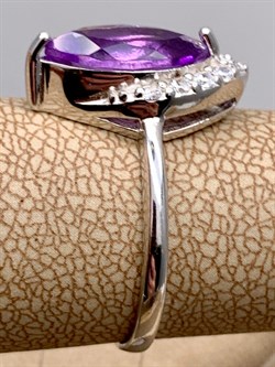 *КОЛЬЦО р.18 Аметист арт. R00088-989, (вес 2,79 г) - фото 336599 *КОЛЬЦО р.18 Аметист арт. R00088-989, (вес 2,79 г) - фото 336599
