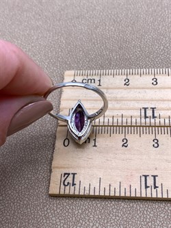 *КОЛЬЦО р.18 Аметист арт. R00088-989, (вес 2,79 г) - фото 336602 *КОЛЬЦО р.18 Аметист арт. R00088-989, (вес 2,79 г) - фото 336602