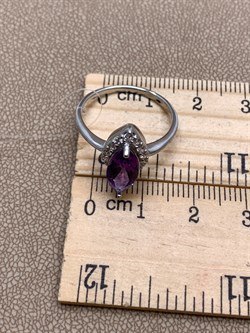 *КОЛЬЦО р.18 Аметист арт. R00088-989, (вес 2,79 г) - фото 336603 *КОЛЬЦО р.18 Аметист арт. R00088-989, (вес 2,79 г) - фото 336603