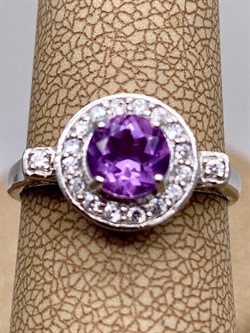 *Кольцо р.17 Аметист арт. R00093-636 Вес 2,29 г - фото 336610 *Кольцо р.17 Аметист арт. R00093-636 Вес 2,29 г - фото 336610