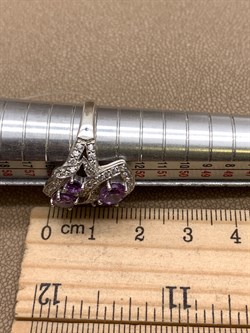 *Кольцо р.17,5 Аметист арт. R00099-305, (вес 4,5 г) - фото 336616 *Кольцо р.17,5 Аметист арт. R00099-305, (вес 4,5 г) - фото 336616