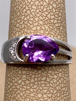 *Кольцо р.17  Аметист арт. R00038-944, (вес 2,88 г) - фото 336631 *Кольцо р.17  Аметист арт. R00038-944, (вес 2,88 г) - фото 336631