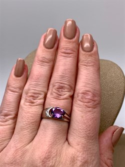 *Кольцо р.17  Аметист арт. R00038-944, (вес 2,88 г) - фото 336632 *Кольцо р.17  Аметист арт. R00038-944, (вес 2,88 г) - фото 336632