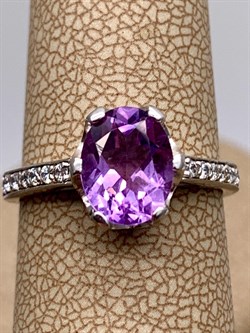 *КОЛЬЦО р.17  Аметист арт. R00065-847, (вес около 2,55 г) - фото 336641 *КОЛЬЦО р.17  Аметист арт. R00065-847, (вес около 2,55 г) - фото 336641