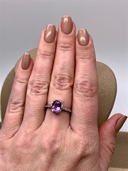 *КОЛЬЦО р.17  Аметист арт. R00065-847, (вес около 2,55 г) - фото 336642 *КОЛЬЦО р.17  Аметист арт. R00065-847, (вес около 2,55 г) - фото 336642