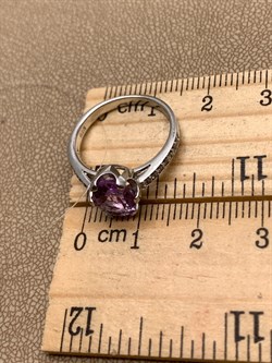 *КОЛЬЦО р.17  Аметист арт. R00065-847, (вес около 2,55 г) - фото 336644 *КОЛЬЦО р.17  Аметист арт. R00065-847, (вес около 2,55 г) - фото 336644