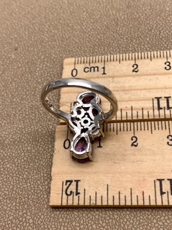 *Кольцо р.18 Аметист арт. R00083-625, (вес 4,64 г) - фото 336662