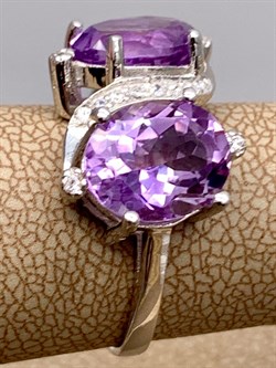 *Кольцо р.17 Аметист арт. R00061-522 Вес 4,39 г - фото 336669 *Кольцо р.17 Аметист арт. R00061-522 Вес 4,39 г - фото 336669