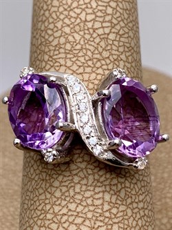 *Кольцо р.17 Аметист арт. R00061-522 Вес 4,39 г - фото 336670 *Кольцо р.17 Аметист арт. R00061-522 Вес 4,39 г - фото 336670
