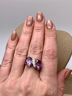 *Кольцо р.17 Аметист арт. R00061-522 Вес 4,39 г - фото 336671 *Кольцо р.17 Аметист арт. R00061-522 Вес 4,39 г - фото 336671
