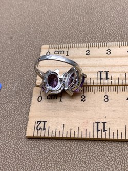 *Кольцо р.17 Аметист арт. R00061-522 Вес 4,39 г - фото 336672 *Кольцо р.17 Аметист арт. R00061-522 Вес 4,39 г - фото 336672