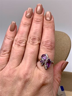 *КОЛЬЦО р.18 Аметист арт. R00080-727, (вес около 3,83 г) - фото 336681 *КОЛЬЦО р.18 Аметист арт. R00080-727, (вес около 3,83 г) - фото 336681