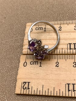 *КОЛЬЦО р.18 Аметист арт. R00080-727, (вес около 3,83 г) - фото 336683 *КОЛЬЦО р.18 Аметист арт. R00080-727, (вес около 3,83 г) - фото 336683