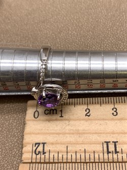 *КОЛЬЦО р.17,5 Аметист арт. R00007-057, (вес около 4,53 г) - фото 336696 *КОЛЬЦО р.17,5 Аметист арт. R00007-057, (вес около 4,53 г) - фото 336696