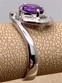 *КОЛЬЦО р.17,5 Аметист арт. R00007-057, (вес около 4,53 г) - фото 336699 *КОЛЬЦО р.17,5 Аметист арт. R00007-057, (вес около 4,53 г) - фото 336699