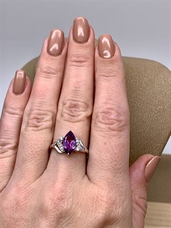 *КОЛЬЦО р.18 Аметист арт. R00006-760, (вес 3,08 г) - фото 336731 *КОЛЬЦО р.18 Аметист арт. R00006-760, (вес 3,08 г) - фото 336731