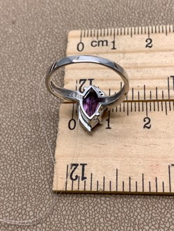 *Кольцо р.17,5 Аметист арт. R00028-570 Вес 2,6 г - фото 336752 *Кольцо р.17,5 Аметист арт. R00028-570 Вес 2,6 г - фото 336752