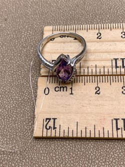 *Кольцо р.17,5 Аметист арт. R00028-570 Вес 2,6 г - фото 336753 *Кольцо р.17,5 Аметист арт. R00028-570 Вес 2,6 г - фото 336753