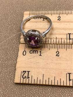 *КОЛЬЦО р.17,5 Аметист арт. R00091-889, (вес 3,06 г) - фото 336764 *КОЛЬЦО р.17,5 Аметист арт. R00091-889, (вес 3,06 г) - фото 336764