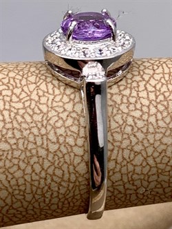 *Кольцо р.17,5 Аметист арт. R00093-881 Вес 2,23 г - фото 336770