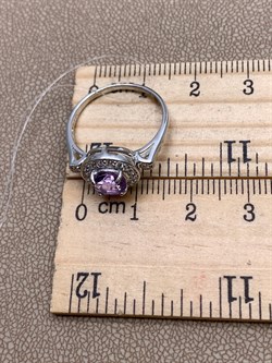 *Кольцо р.17,5 Аметист арт. R00093-881 Вес 2,23 г - фото 336774